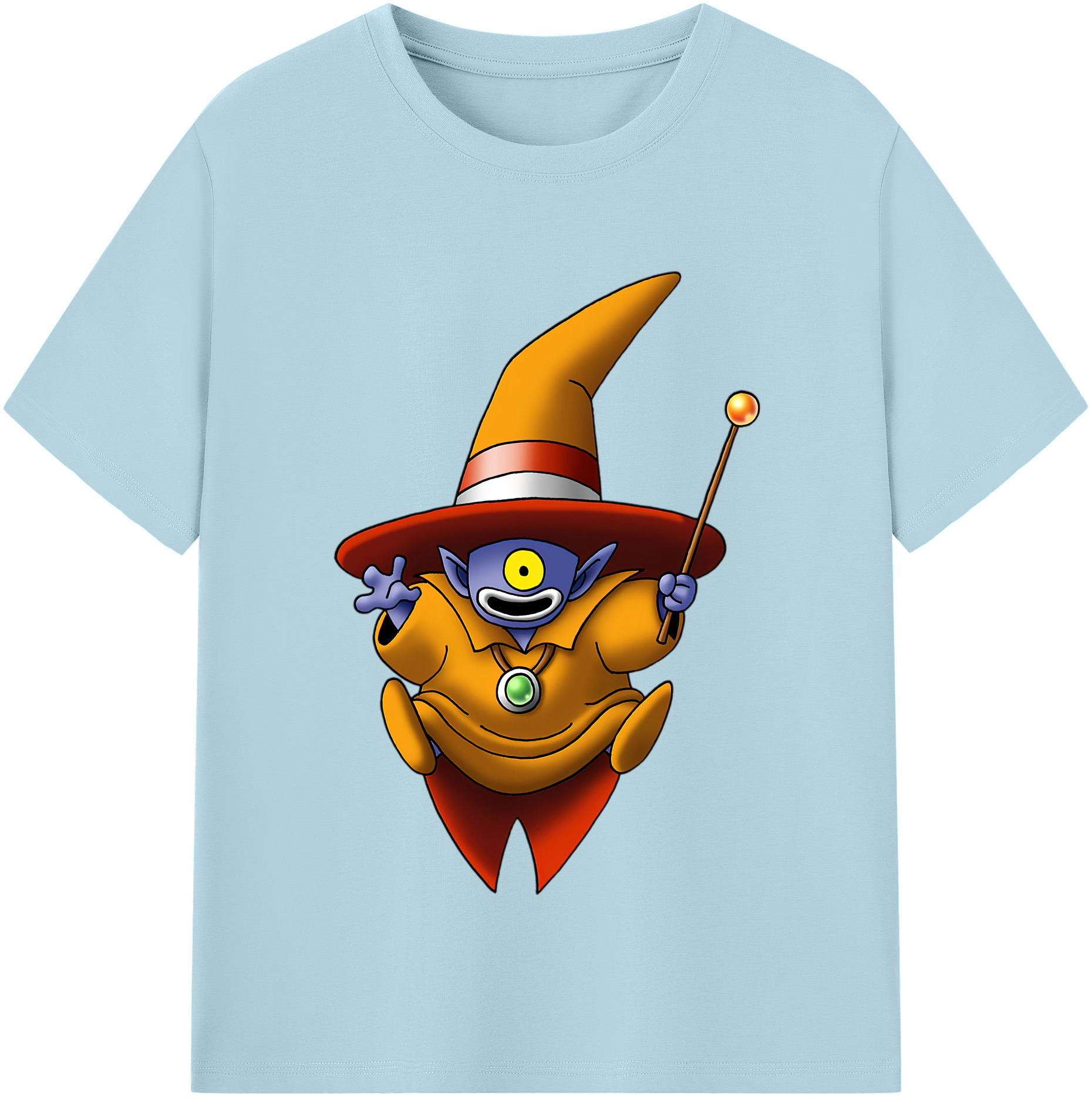 （画像用） ドラゴンクエスト Doragon Kuesuto Dragon Quest 綿100％半袖Tシャツ（フロントプリント）